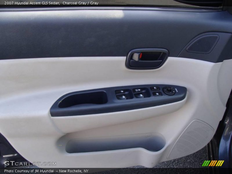 Charcoal Gray / Gray 2007 Hyundai Accent GLS Sedan