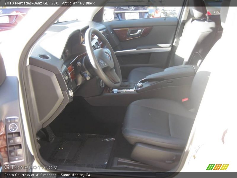 Arctic White / Black 2010 Mercedes-Benz GLK 350
