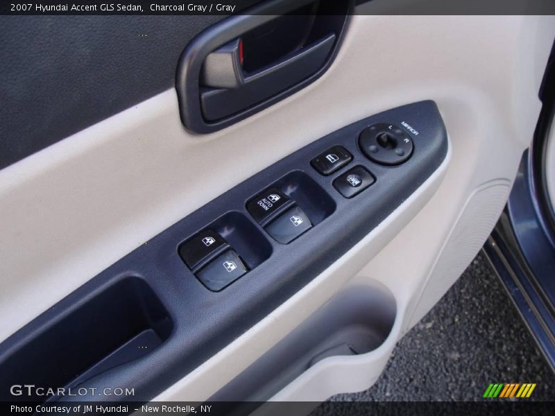 Charcoal Gray / Gray 2007 Hyundai Accent GLS Sedan