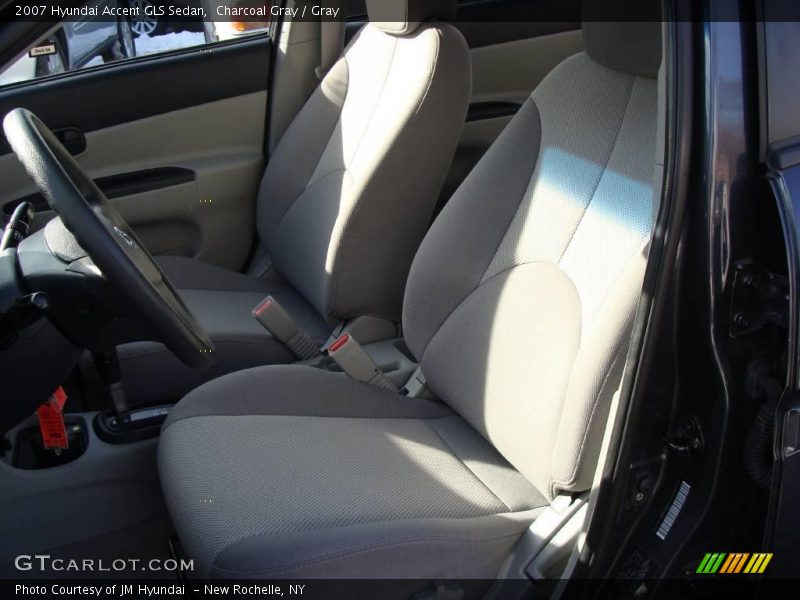 Charcoal Gray / Gray 2007 Hyundai Accent GLS Sedan