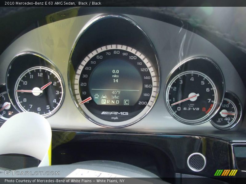 Black / Black 2010 Mercedes-Benz E 63 AMG Sedan