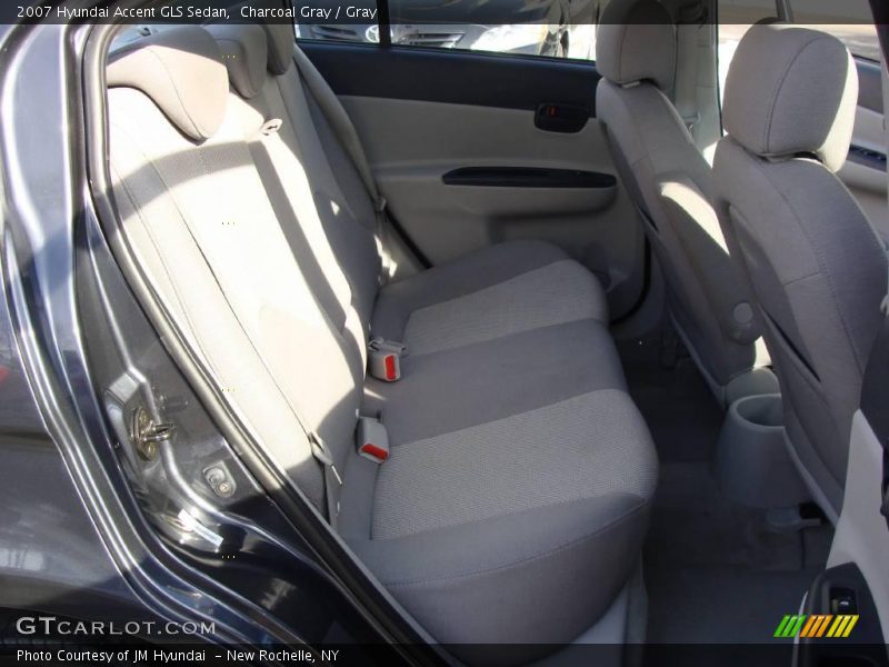 Charcoal Gray / Gray 2007 Hyundai Accent GLS Sedan