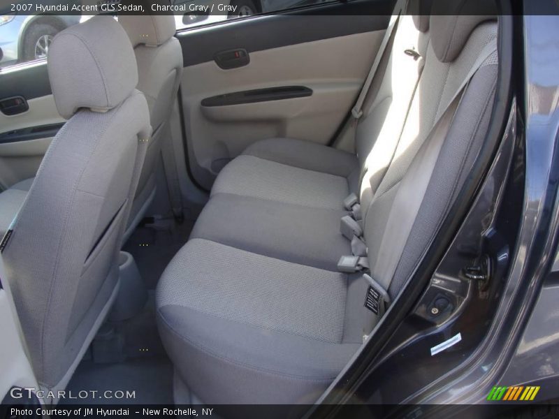 Charcoal Gray / Gray 2007 Hyundai Accent GLS Sedan