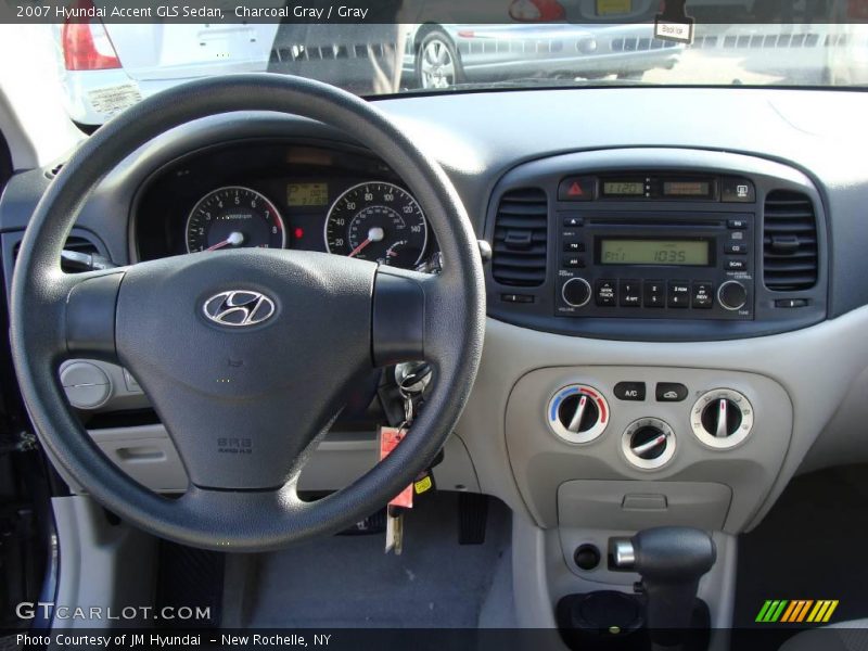 Charcoal Gray / Gray 2007 Hyundai Accent GLS Sedan