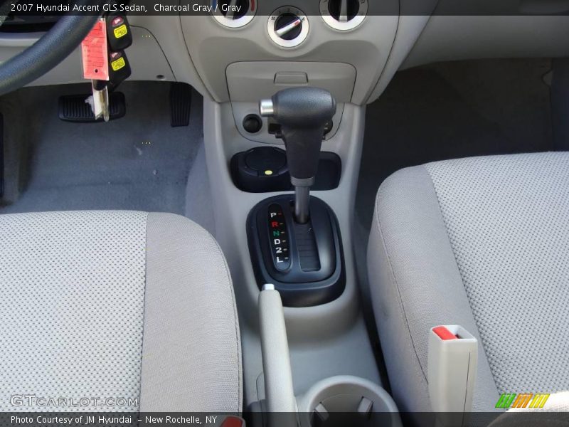 Charcoal Gray / Gray 2007 Hyundai Accent GLS Sedan