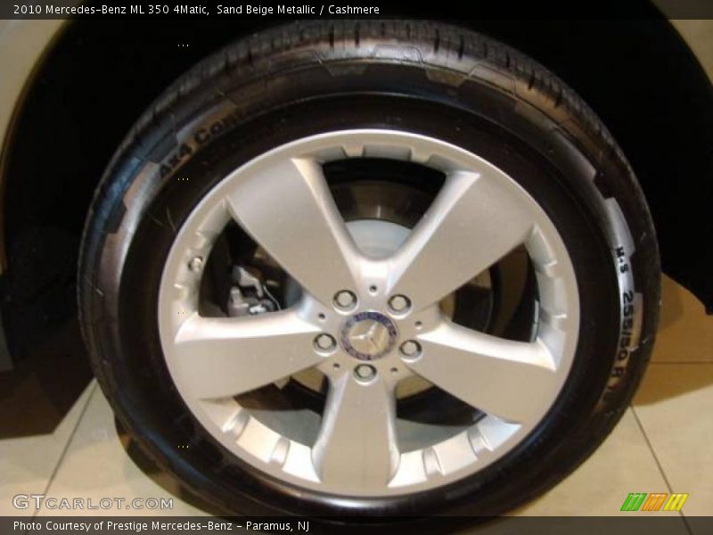 Sand Beige Metallic / Cashmere 2010 Mercedes-Benz ML 350 4Matic