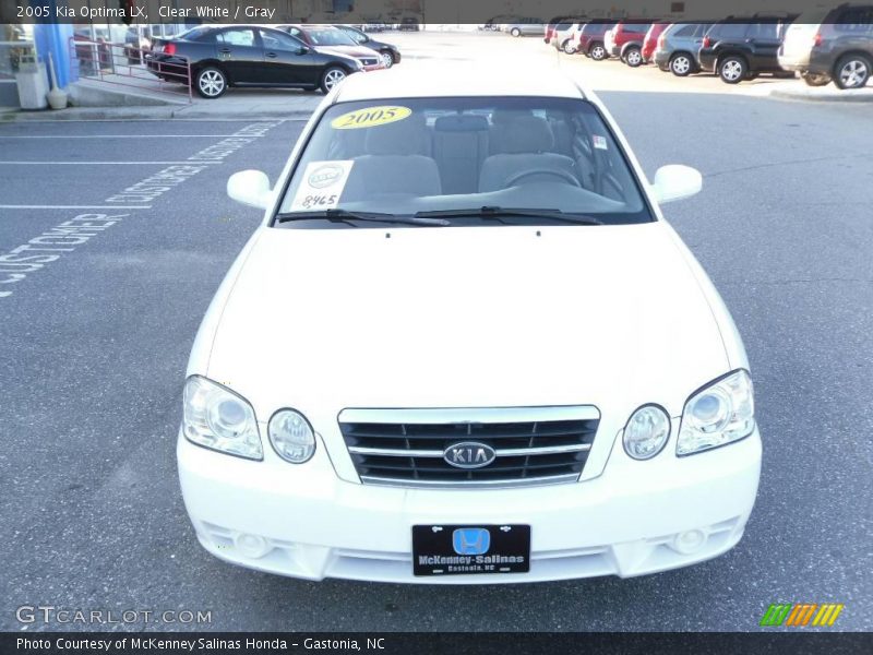 Clear White / Gray 2005 Kia Optima LX