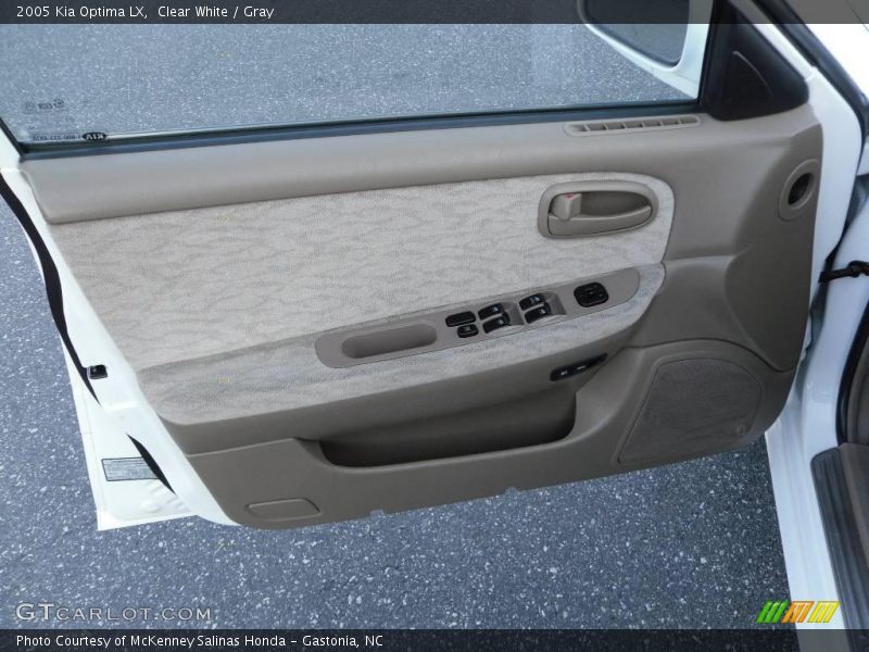 Clear White / Gray 2005 Kia Optima LX