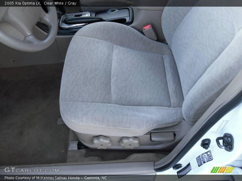 Clear White / Gray 2005 Kia Optima LX