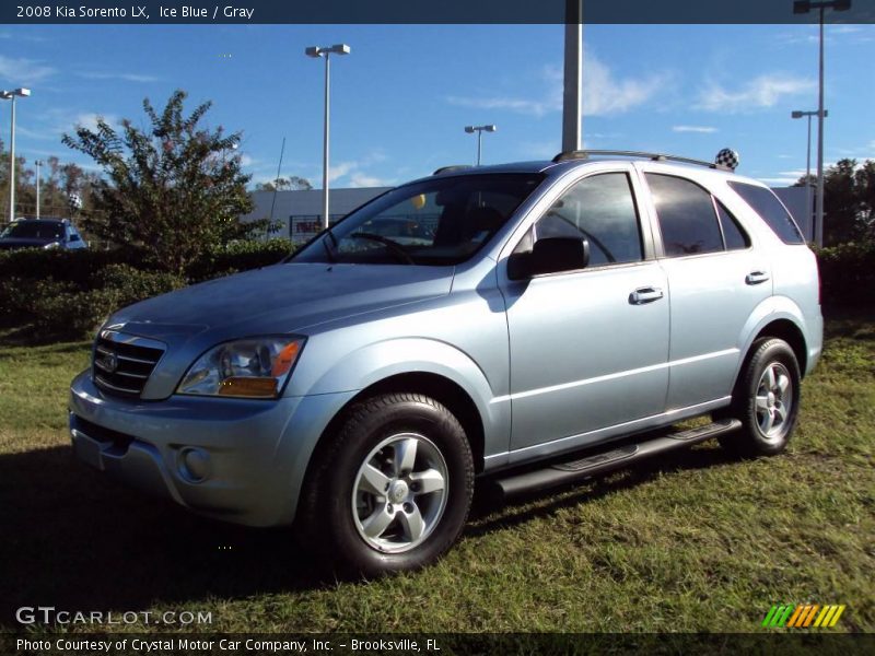 Ice Blue / Gray 2008 Kia Sorento LX