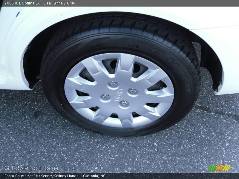 Clear White / Gray 2005 Kia Optima LX