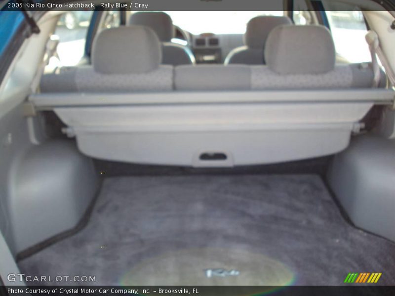 Rally Blue / Gray 2005 Kia Rio Cinco Hatchback