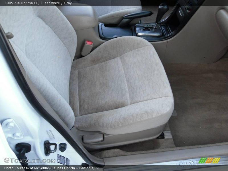 Clear White / Gray 2005 Kia Optima LX