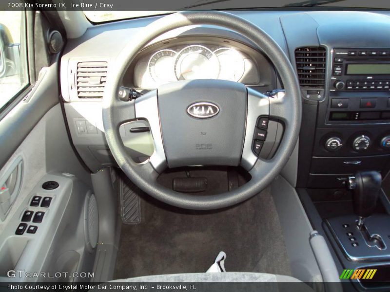 Ice Blue / Gray 2008 Kia Sorento LX