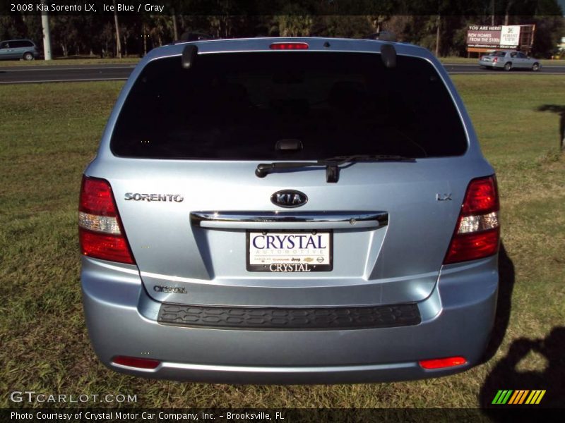 Ice Blue / Gray 2008 Kia Sorento LX