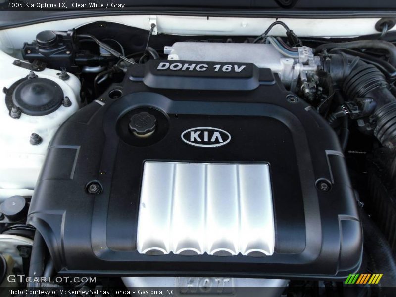 Clear White / Gray 2005 Kia Optima LX