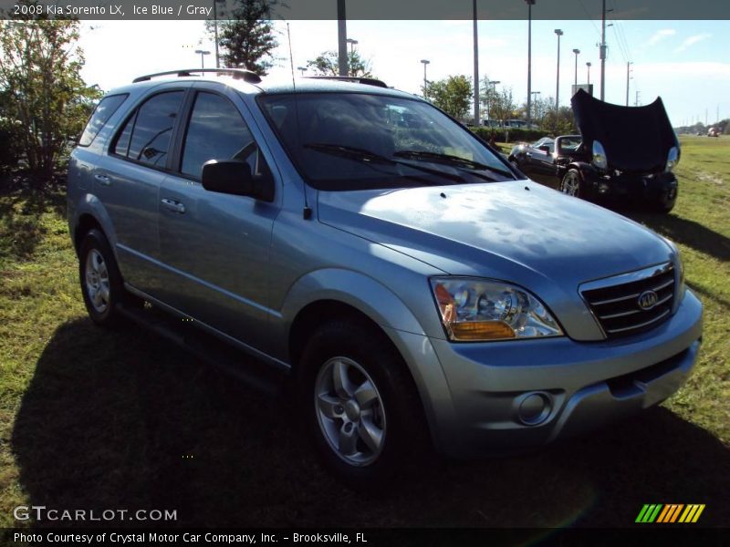 Ice Blue / Gray 2008 Kia Sorento LX