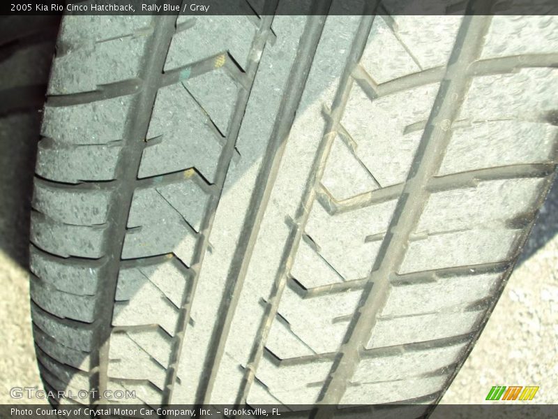 Rally Blue / Gray 2005 Kia Rio Cinco Hatchback