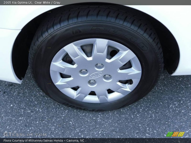 Clear White / Gray 2005 Kia Optima LX