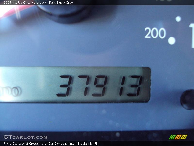 Rally Blue / Gray 2005 Kia Rio Cinco Hatchback