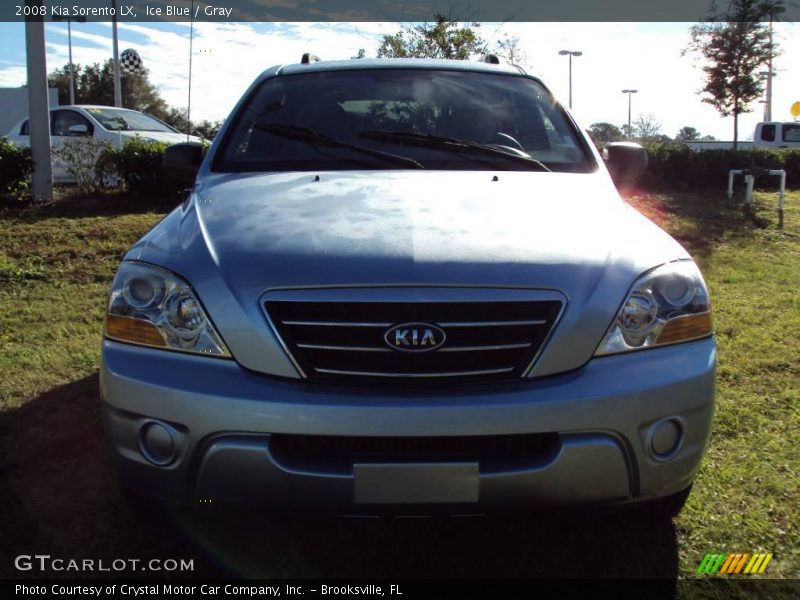 Ice Blue / Gray 2008 Kia Sorento LX
