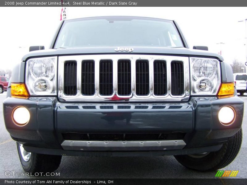 Steel Blue Metallic / Dark Slate Gray 2008 Jeep Commander Limited 4x4
