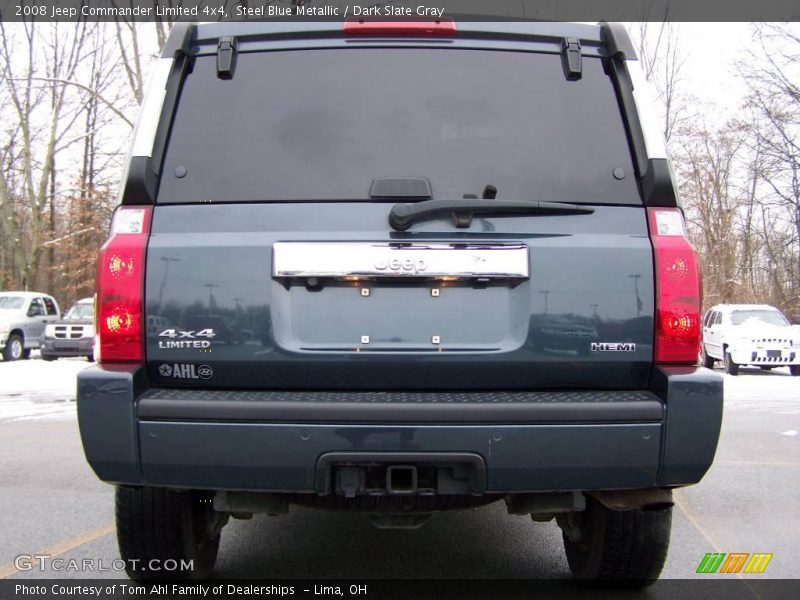 Steel Blue Metallic / Dark Slate Gray 2008 Jeep Commander Limited 4x4