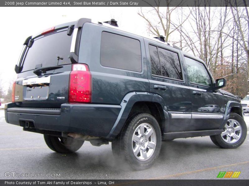 Steel Blue Metallic / Dark Slate Gray 2008 Jeep Commander Limited 4x4