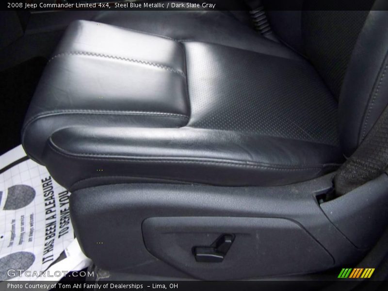 Steel Blue Metallic / Dark Slate Gray 2008 Jeep Commander Limited 4x4