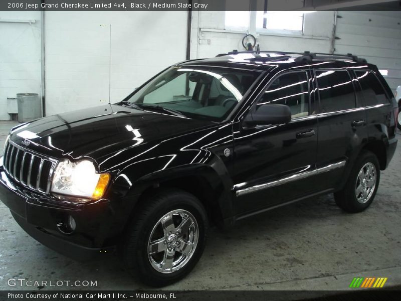 Black / Medium Slate Gray 2006 Jeep Grand Cherokee Limited 4x4