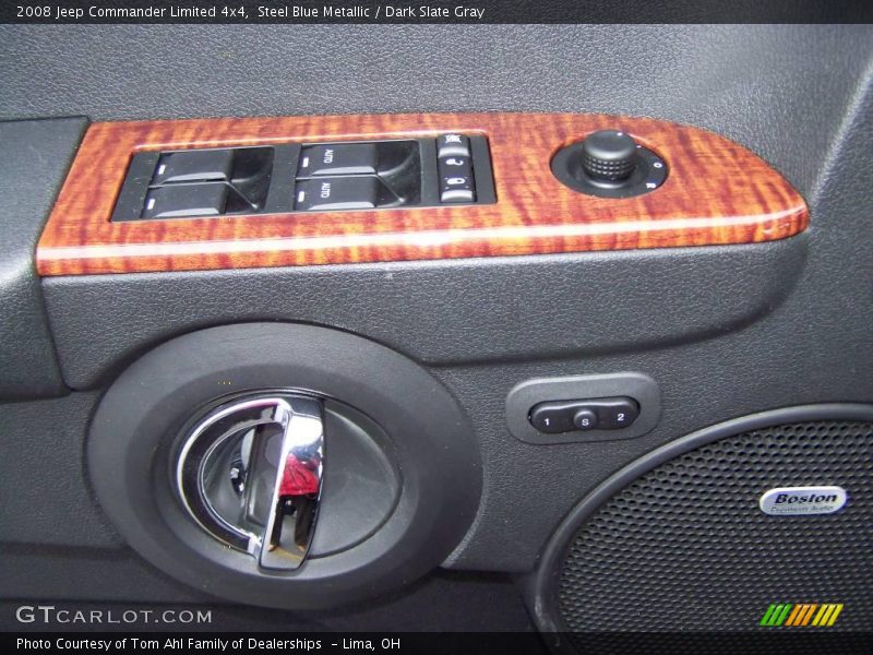 Steel Blue Metallic / Dark Slate Gray 2008 Jeep Commander Limited 4x4