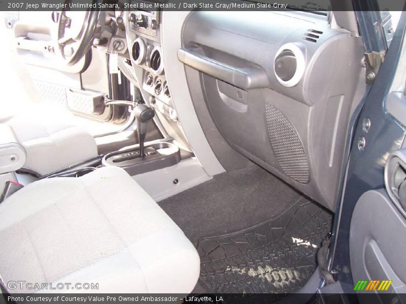 Steel Blue Metallic / Dark Slate Gray/Medium Slate Gray 2007 Jeep Wrangler Unlimited Sahara