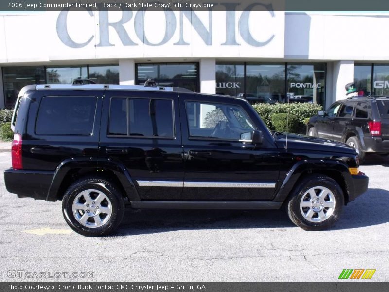 Black / Dark Slate Gray/Light Graystone 2006 Jeep Commander Limited