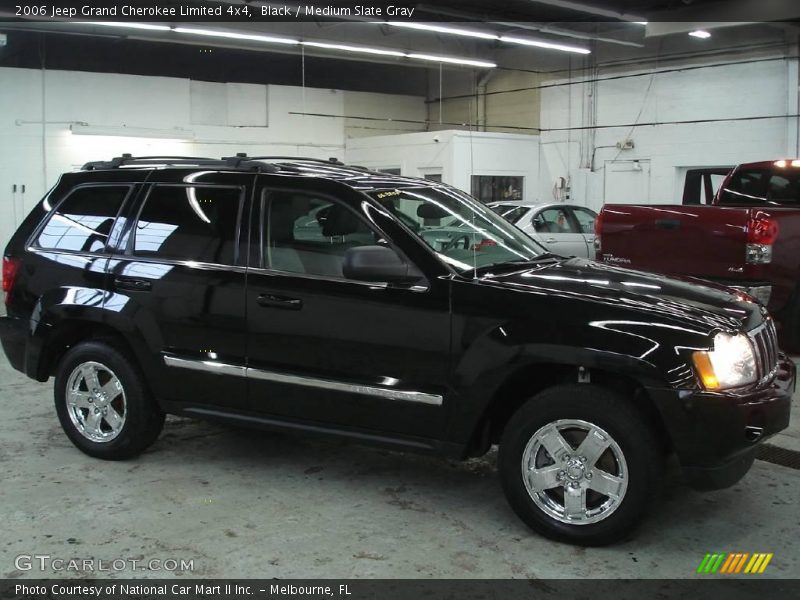 Black / Medium Slate Gray 2006 Jeep Grand Cherokee Limited 4x4