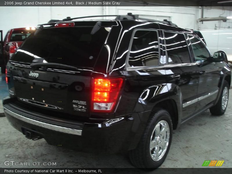 Black / Medium Slate Gray 2006 Jeep Grand Cherokee Limited 4x4