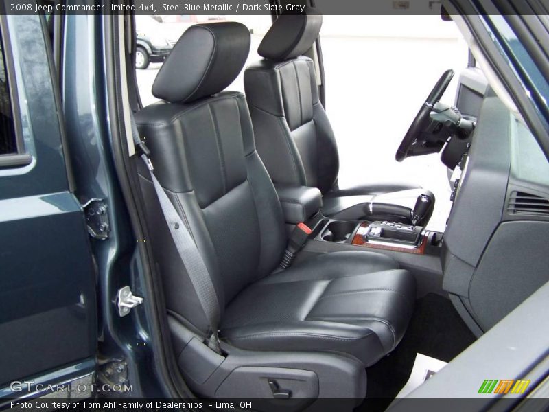 Steel Blue Metallic / Dark Slate Gray 2008 Jeep Commander Limited 4x4