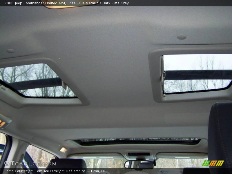 Steel Blue Metallic / Dark Slate Gray 2008 Jeep Commander Limited 4x4