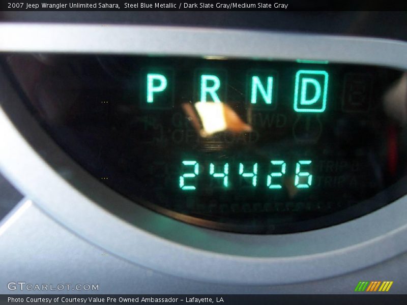 Steel Blue Metallic / Dark Slate Gray/Medium Slate Gray 2007 Jeep Wrangler Unlimited Sahara