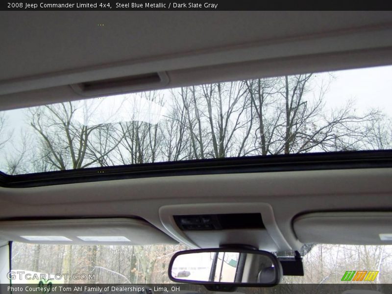 Steel Blue Metallic / Dark Slate Gray 2008 Jeep Commander Limited 4x4