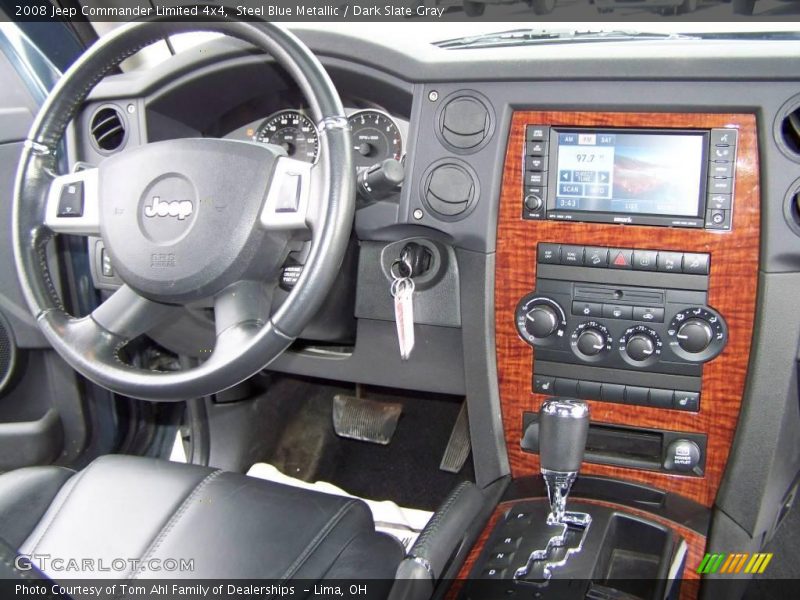 Steel Blue Metallic / Dark Slate Gray 2008 Jeep Commander Limited 4x4