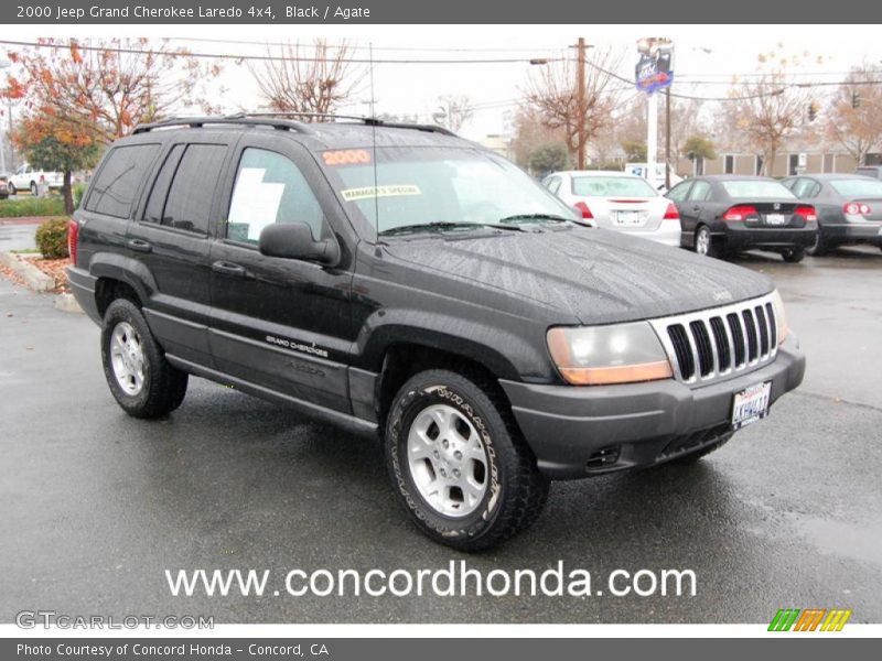 Black / Agate 2000 Jeep Grand Cherokee Laredo 4x4