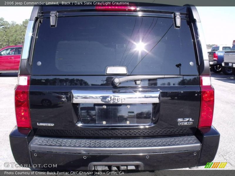 Black / Dark Slate Gray/Light Graystone 2006 Jeep Commander Limited