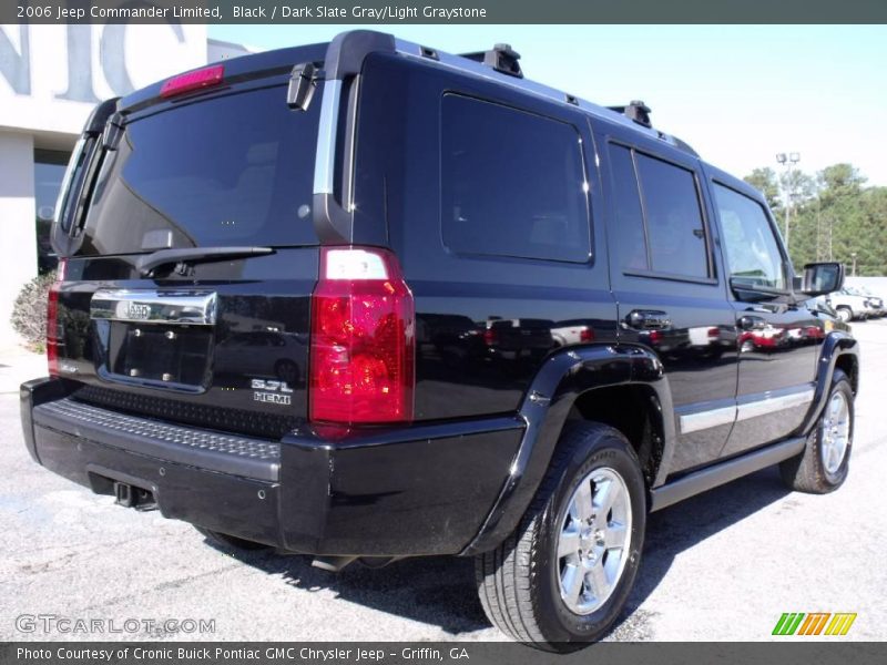 Black / Dark Slate Gray/Light Graystone 2006 Jeep Commander Limited