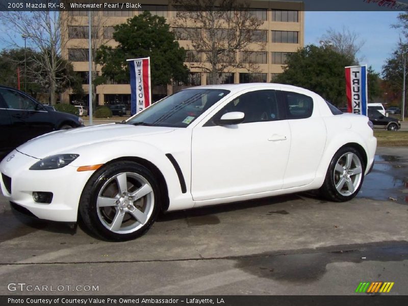 Whitewater Pearl / Black 2005 Mazda RX-8
