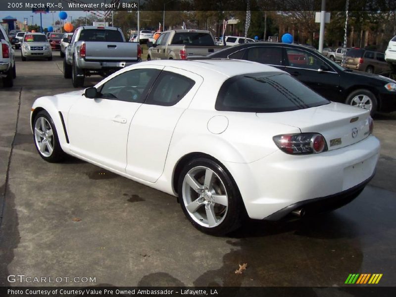 Whitewater Pearl / Black 2005 Mazda RX-8