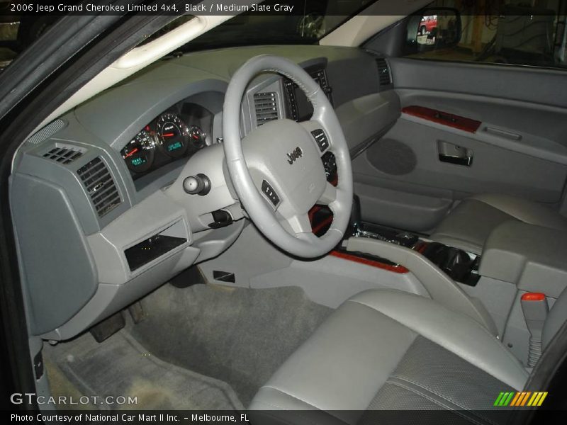 Black / Medium Slate Gray 2006 Jeep Grand Cherokee Limited 4x4