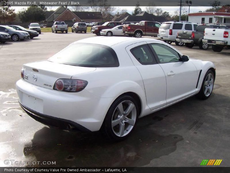 Whitewater Pearl / Black 2005 Mazda RX-8