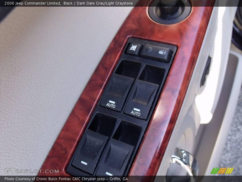 Black / Dark Slate Gray/Light Graystone 2006 Jeep Commander Limited