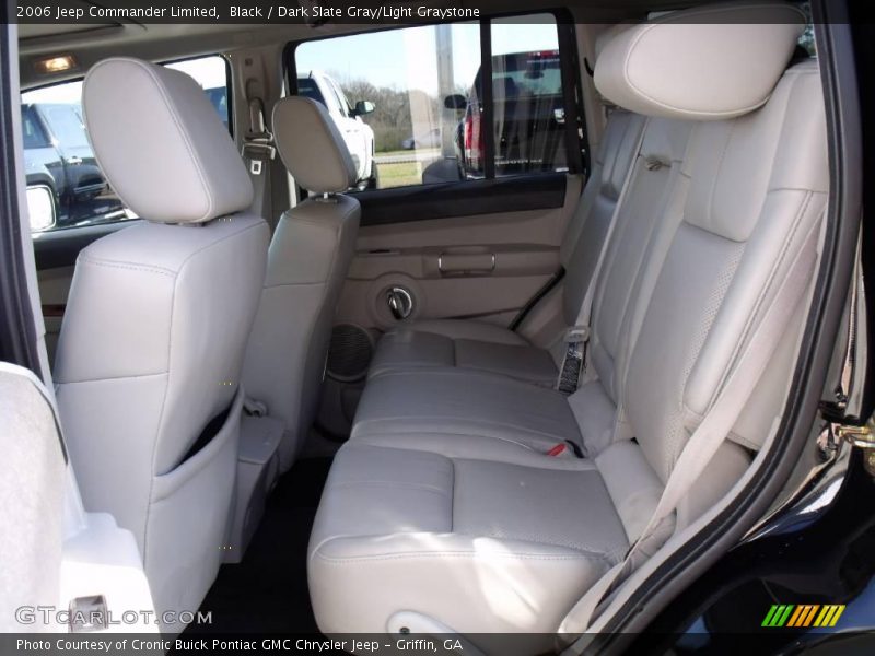 Black / Dark Slate Gray/Light Graystone 2006 Jeep Commander Limited