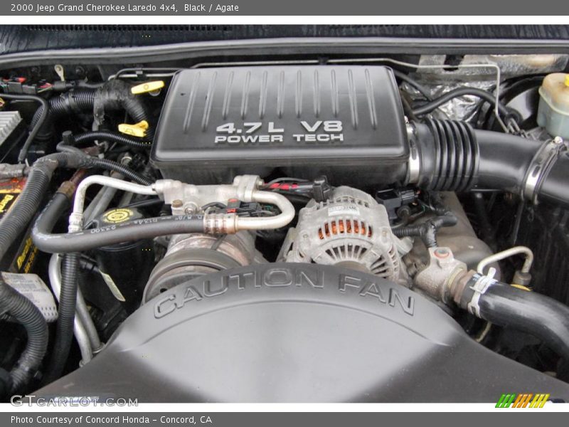 Black / Agate 2000 Jeep Grand Cherokee Laredo 4x4